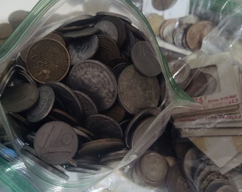 1920s 30s 40s 50s or older+ world coins &quot;20&quot; random coins from huge collection, all coins 75 to 100+ years old!