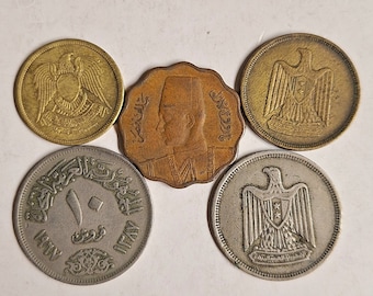 Egyptian "5" coin collection. Only one order left in stock!