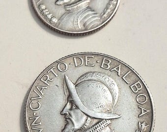 Panama conquistador "2" coin bundle in good condition.