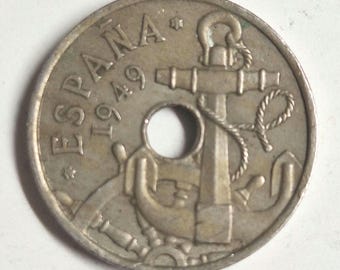 スペインのコイン50枚：スペイン・ペセタ通貨コレクション（1940-2001