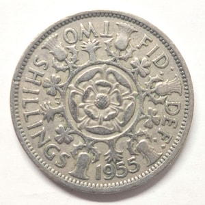 Two shillings 1957 - Etsy 日本