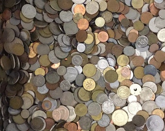 75 random world coins.