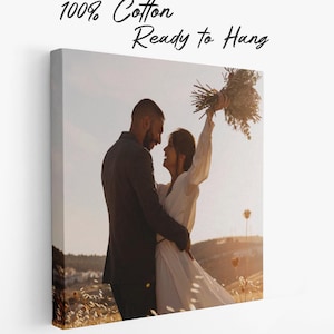 Custom Canvas, Canvas Prints from Your Photos, Custom Photo Prints Gifts, Personalized Photo Canvas, Wedding Photo Gift, Ready To Hang