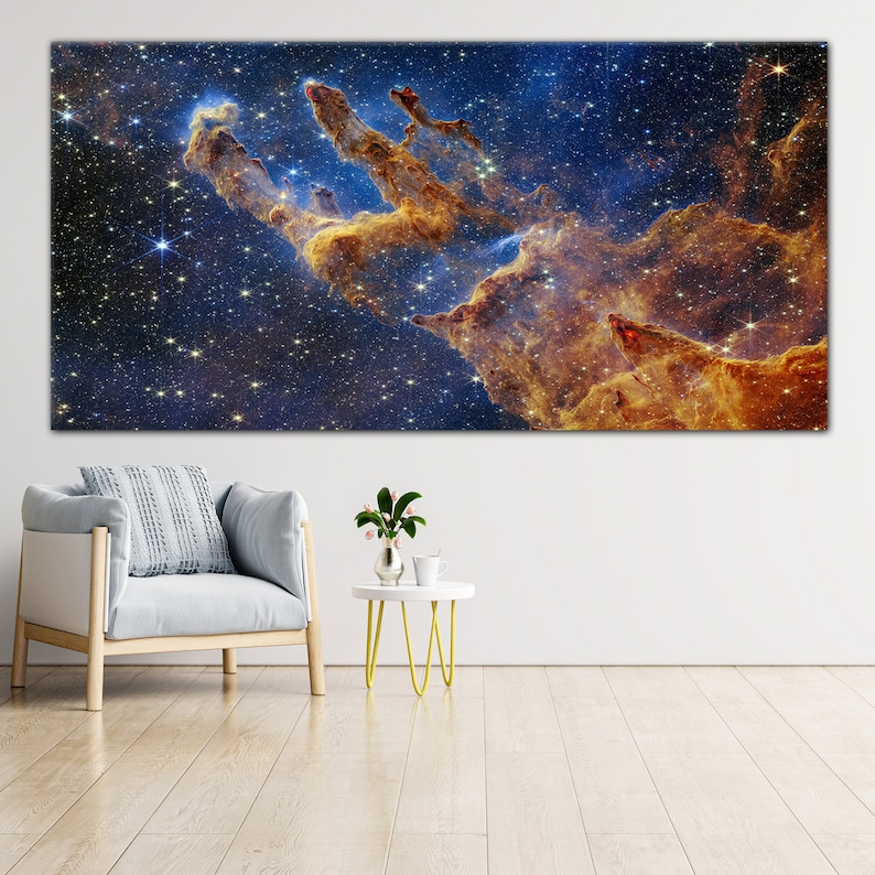 James b Pillars of Creation Canvas Print James b Space Etsy
