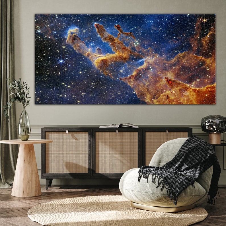 James b Pillars of Creation Canvas Print James b Space Etsy