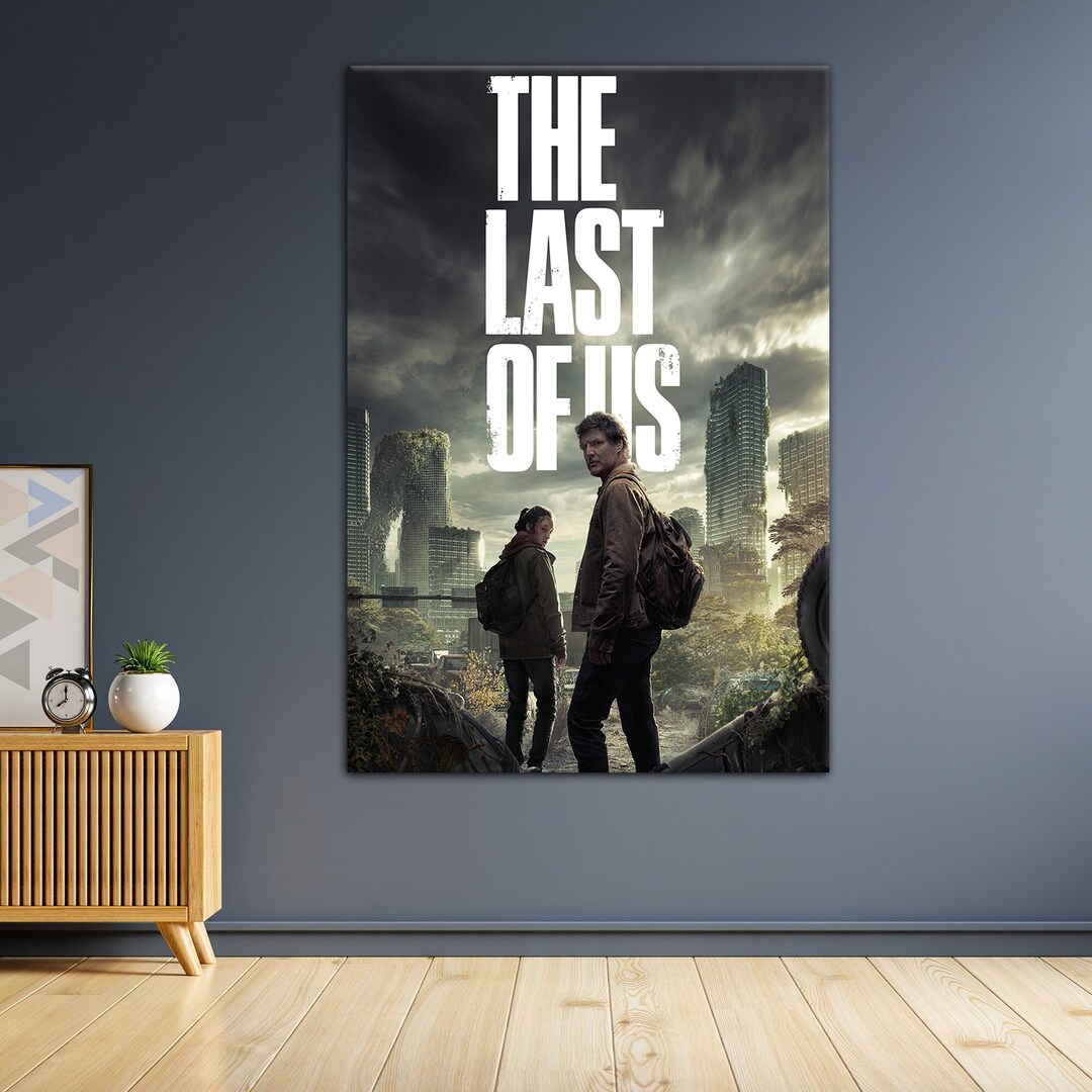 TLOU Movie Poster, the Last of Us Canvas, Movie Poster Canvas, Framed ...