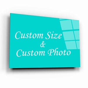 Custom Glass Wall Art, Tempered Glass Custom Wall Art, Personalized Wall Art, Custom Print on Tempered Glass,Home Decor,Custom Gift Wall Art