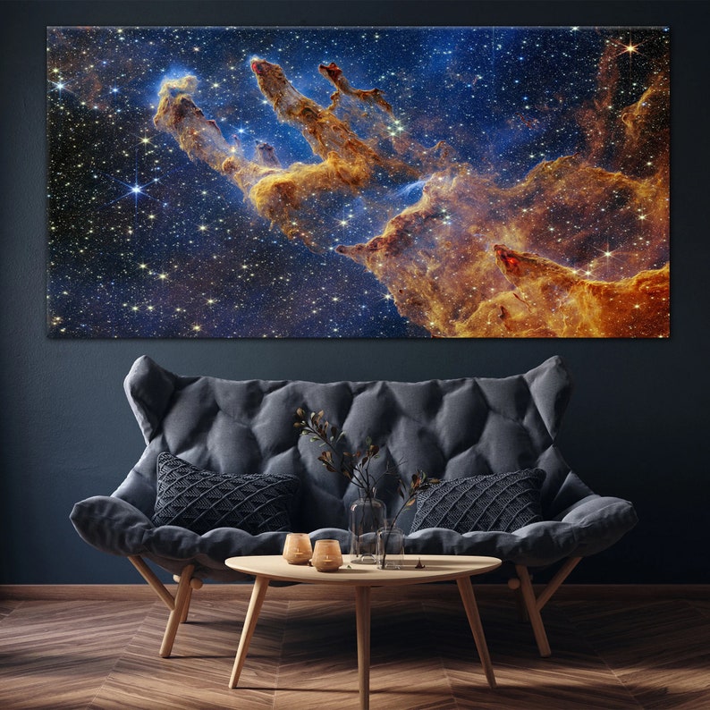 James b Pillars of Creation Canvas Print James b Space Etsy