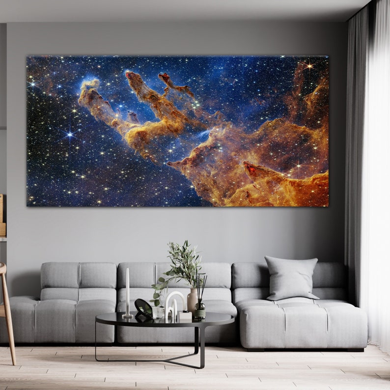 James b Pillars of Creation Canvas Print James b Space Etsy