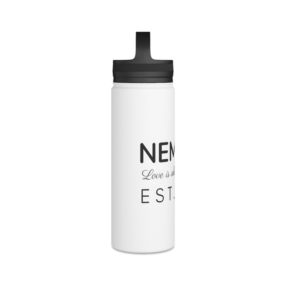 Nemesis Stainless Steel Water Bottle, Handle Lid