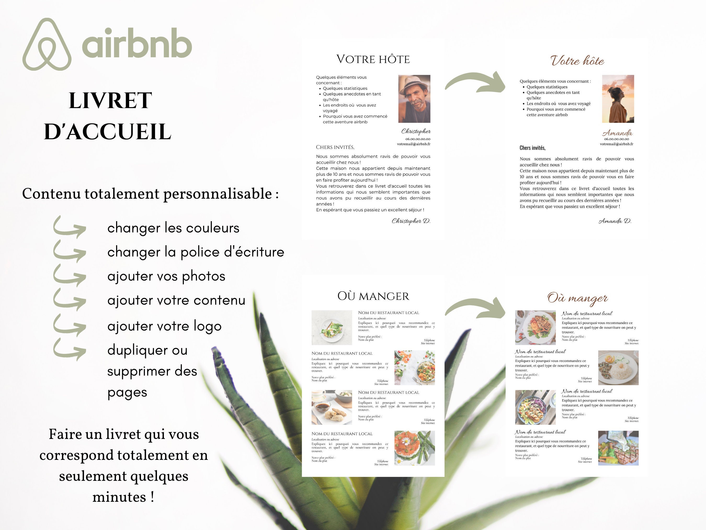 Livret D'accueil AIRBNB Français Guide D'accueil  Etsy
