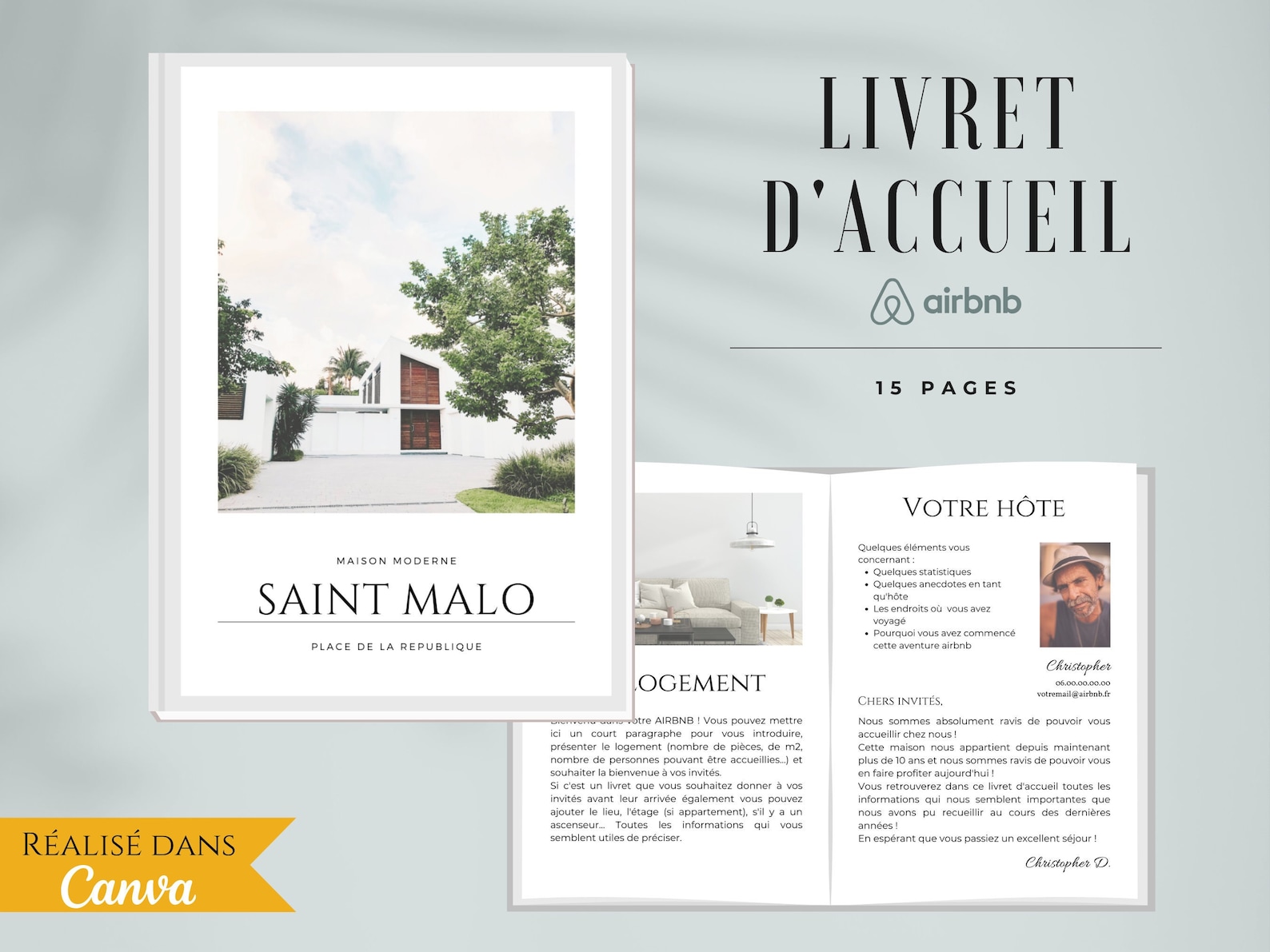 Livret D'accueil AIRBNB Français Guide D'accueil  Etsy Canada