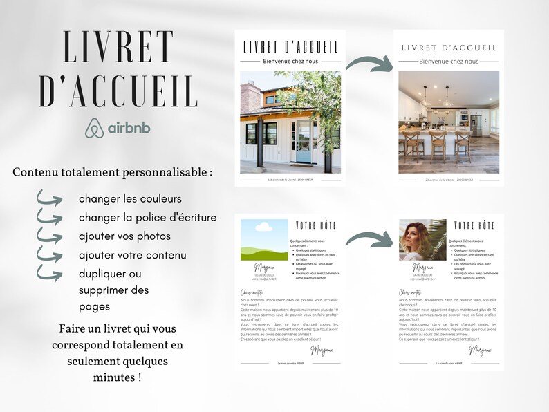 Livret D'accueil AIRBNB Français Guide D'accueil  Etsy Canada