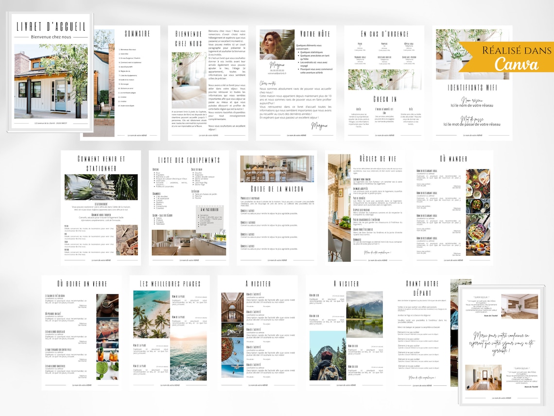 Livret D'accueil AIRBNB Français Guide D'accueil  Etsy Australia