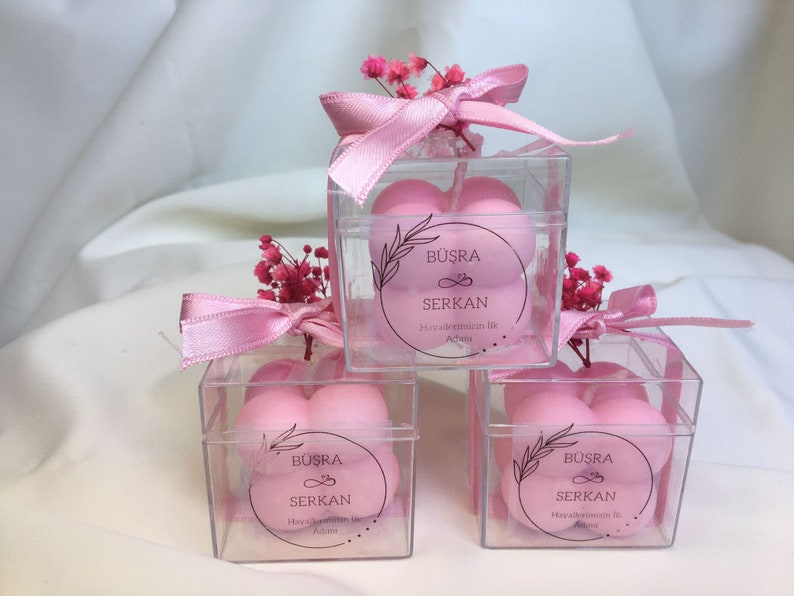 Bubble Candle Favors Hand Poured Cute Candle Engagement Gift Etsy
