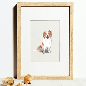 Mini Custom Watercolor Pet Portrait, Dog Portraits from Photos,Dog Portraits From Photos, Pet Painting, Custom Tiny Paintings, Miniature