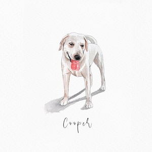 Mini Custom Watercolor Pet Portrait, Dog Portraits from Photos,Dog Portraits From Photos, Pet Painting, Custom Tiny Paintings, Miniature