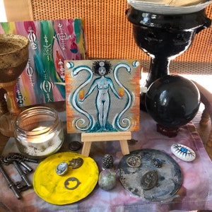 Serpent and Fire (Altar Card)