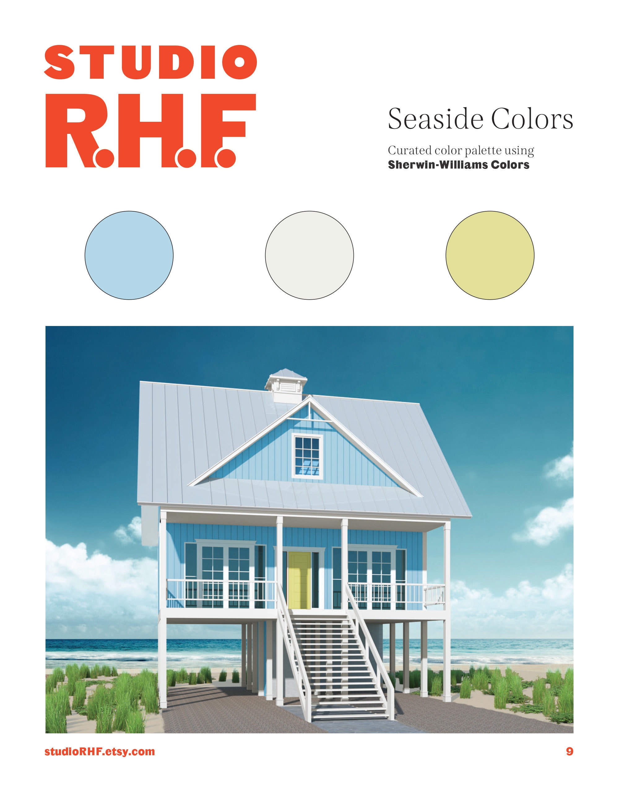Sherwin Williams Seaside Colors, Beach House, Exterior Color, Paint ...