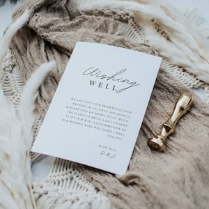 Hochzeit wünschen gut Kartenvorlage, moderne Geldgeschenk Gedicht Ideen, druckbare Beilage Karte Einladung, ein Hinweis auf Geschenke SOFORTIGER DOWNLOAD AT02