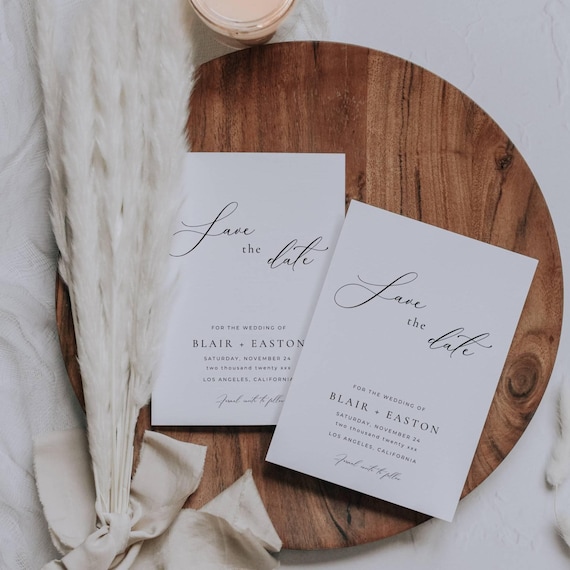 Modello di invito minimalista 