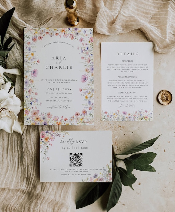 Wedding invitations bundle pack | Honestweddingadvice.com
