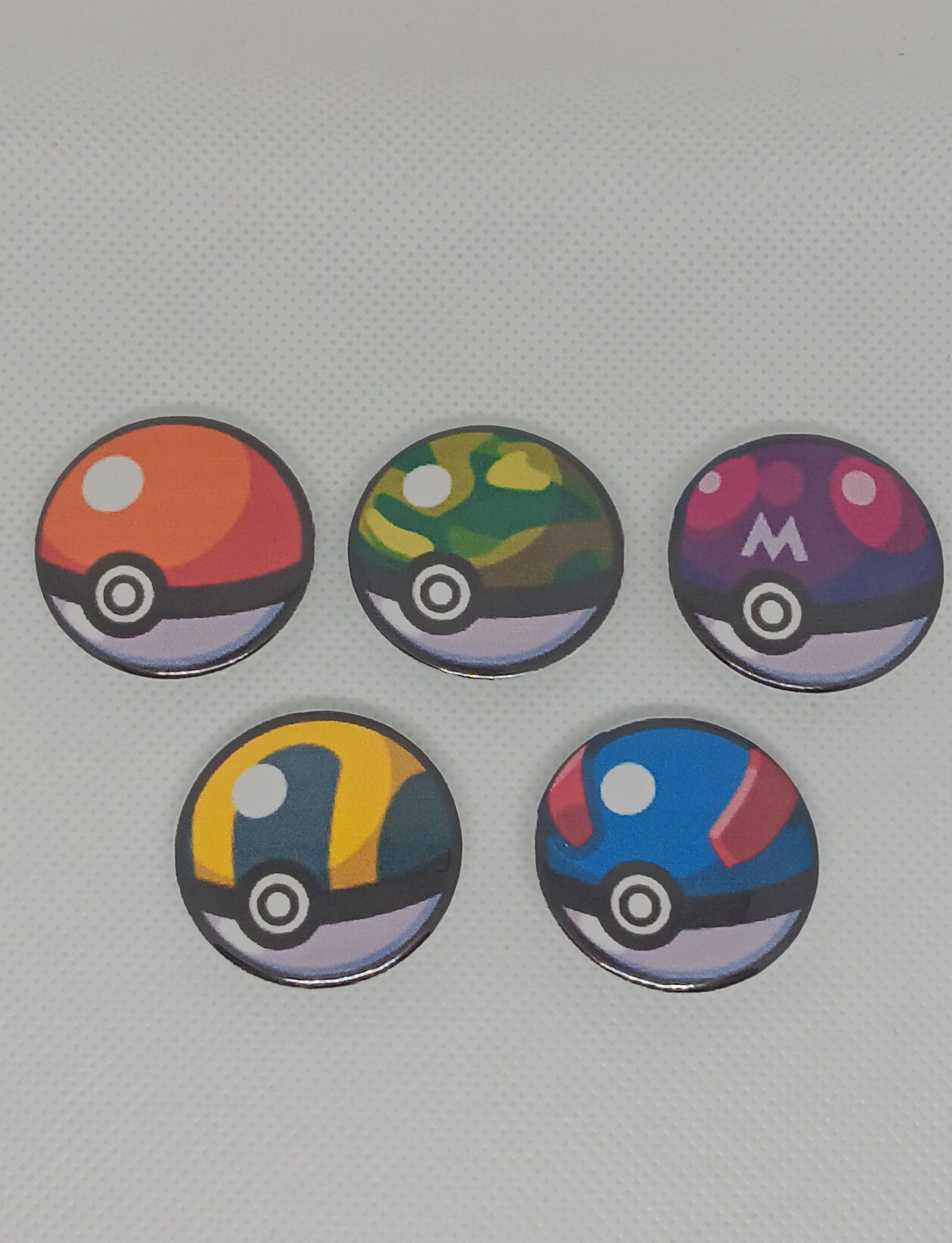 ➤ iron on PATCHES POKEBALL | Small and Large Iron on Patch