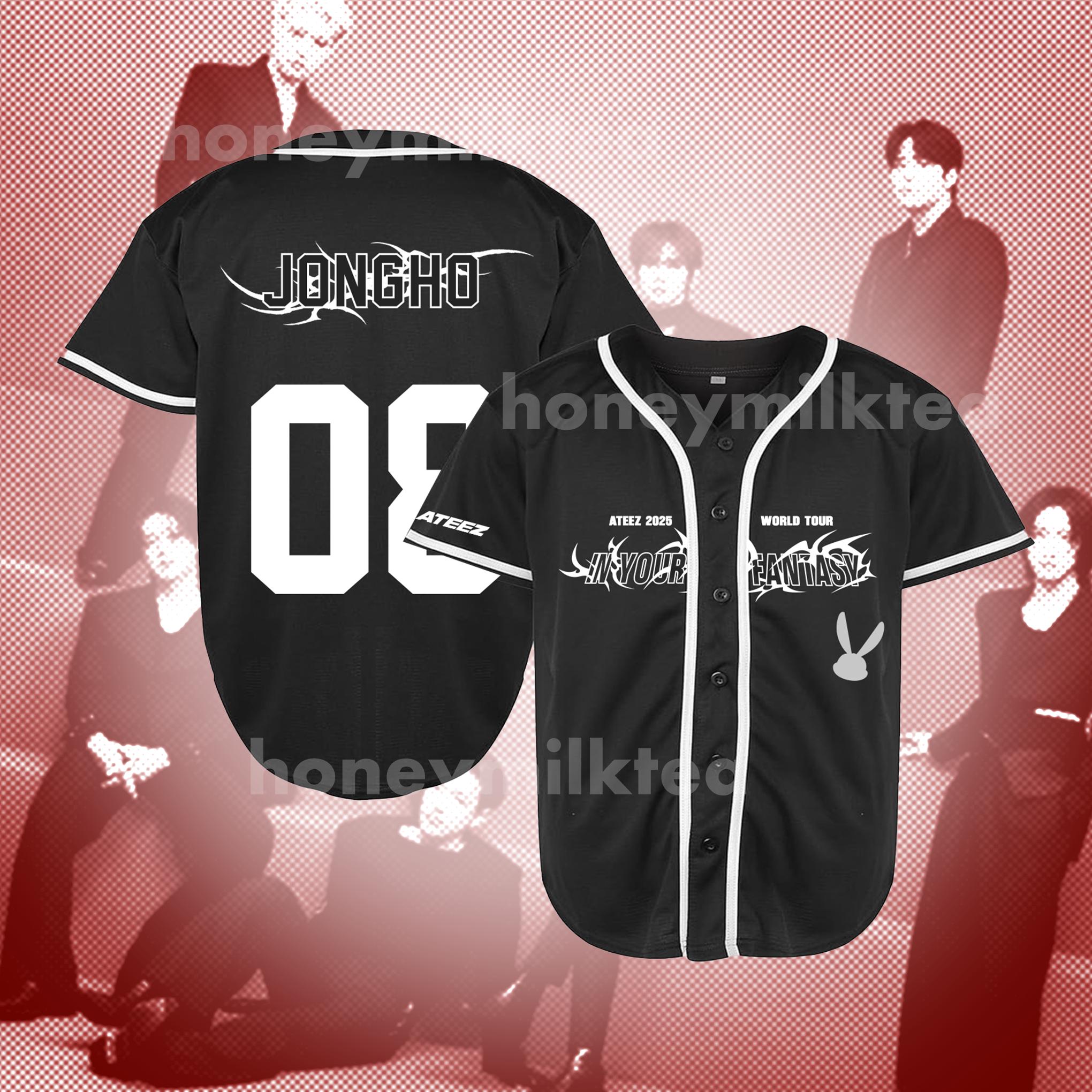 Ateez 'in Your Fantasy' Tour Jersey - Etsy