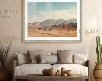 Desert Horsepower Photography Print: Southwestern Landscape Wall Art