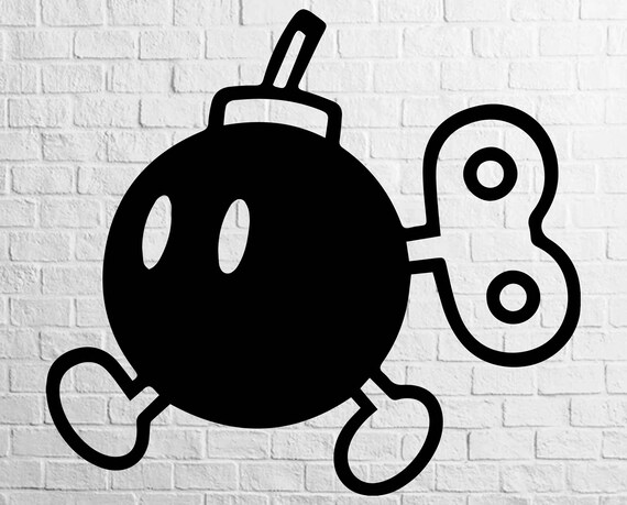 Bob Omb Mario SVG DXF PNG File 2 Cut File for Cricut and Cut - Etsy
