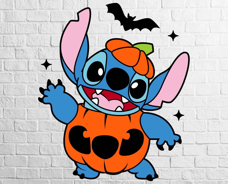 Halloween Stitch SVG DXF PNG File Cut File for Cricut and Cut - Etsy