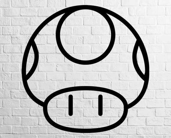 Mario Mushroom SVG DXF PNG File 1 Cut File for Cricut and Cut - Etsy Canada