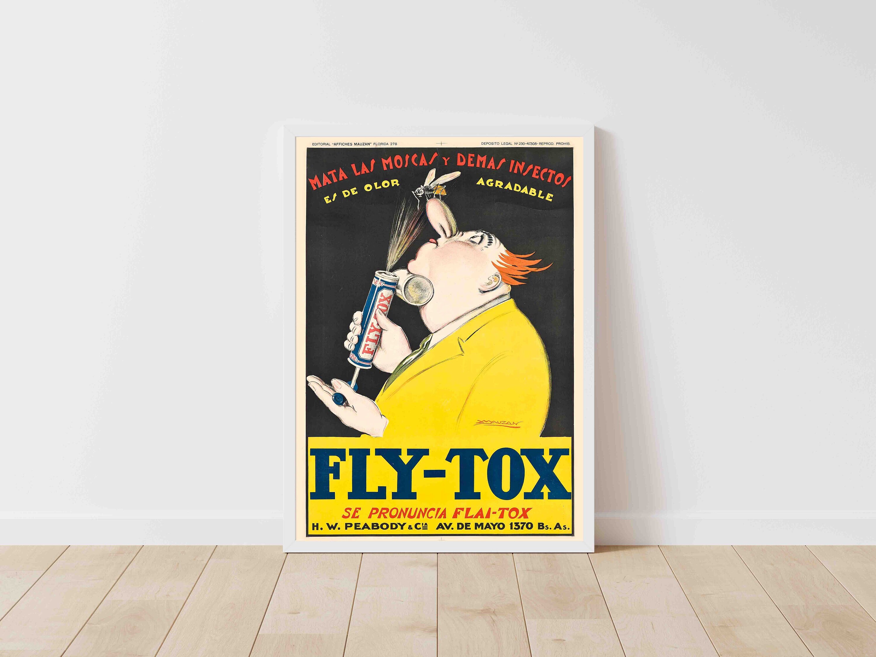 美術品・アンティーク・コレクション ヴィンテージ FLY-TOX 殺虫剤用
