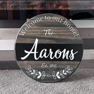 Front Door Decor | Last Name/Family | Year Round Wreath | Door Hanger | Door Wreath | Housewarming Gift | Home Decor