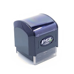 PSI 4141 - Self Inking Rubber Stamp, Large Business Logo Self-Inking Stamp, Marketing Rubber Stamp, Self-Inking Rubber Stamp, Trodat Stamp
