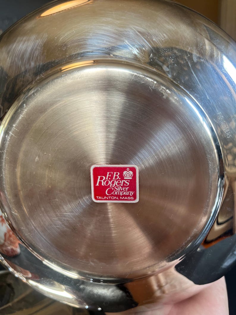 Vinatge Silver Plate Casserole Serving Dish FB Rogers Includes