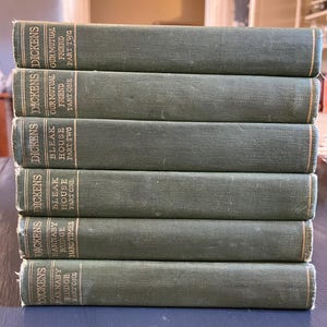 Set: 6 Charles Dickens early editions from PF Collier and Son - New York - hardcovers - great condition