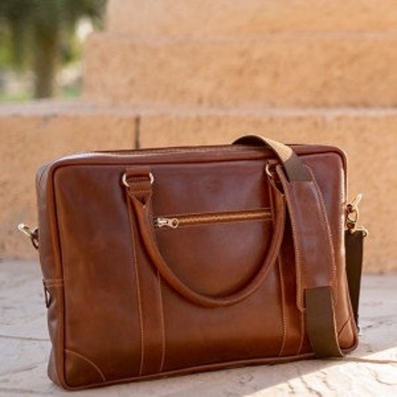 Personalized Messenger Leather Bags Messenger Laptop Bags Etsy