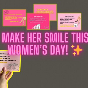Cartes amusantes pour la Journée de la femme | Téléchargement numérique | Cartes postales du 8 mars | Cartes féminines imprimables | Cadeau pour la Journée de la Femme pour une amie | PDF