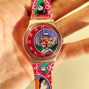 1993, Vintage Gents Swatch, 'dehli', GX125, NO Box, New Old