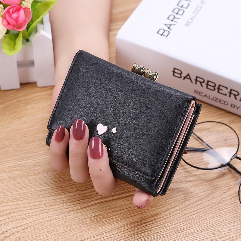 Coin Purse Women's Short Japanese and Korean Version Student Cute Mini Coin Purse  Small Wallet Keychain - China Wallet and Lady Wallet price