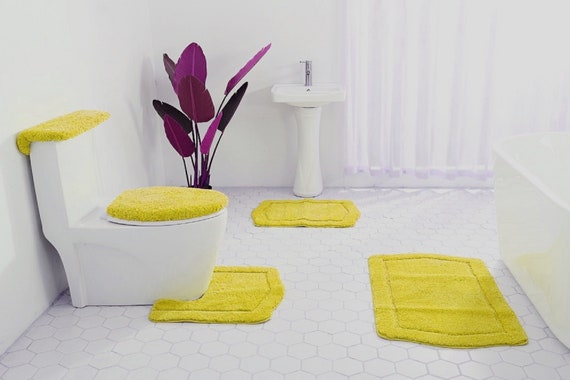 Kids Bathroom Rug - 3-Piece Quick Drying Bathroom Rug Set, Vibrant Kitchen,  Laun