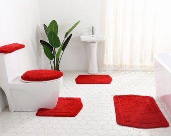 Home Linen & Beyond 5Pc Set Bathroom Rug