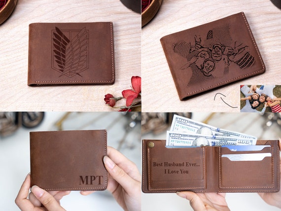Best Man Leather Wallet [Handmade] [Personalized]