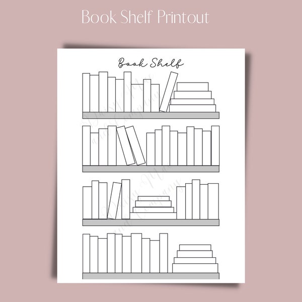 Book Shelf Printout