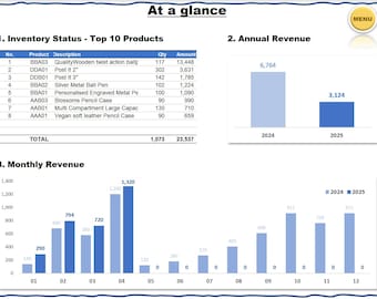 Ver 3) Small Business Inventory Management System, Mini ERP (Excel Macro)