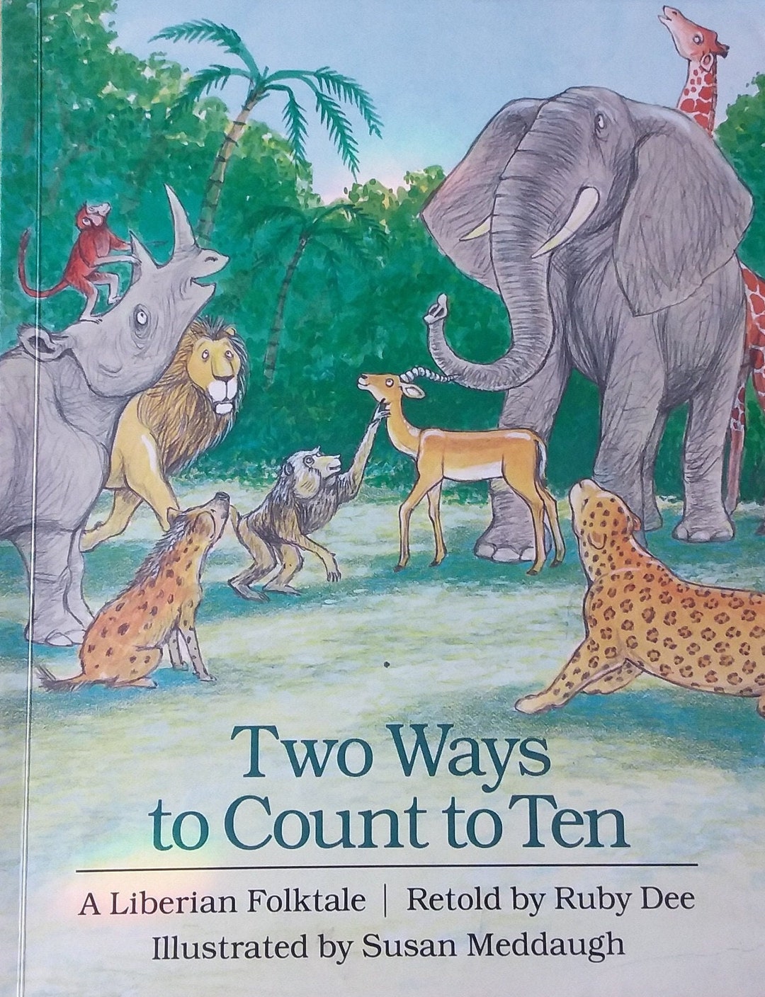 Two ways to count to ten retold by ruby dee etsy