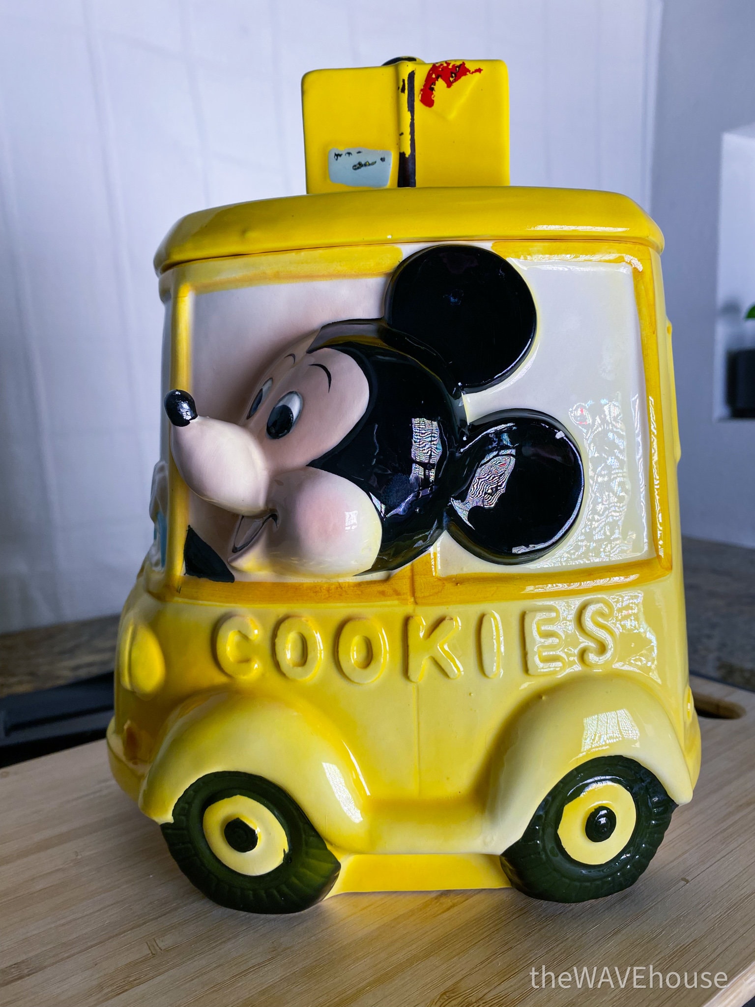 Rare Mickey Mouse Taxi Cookie Jar Vintage Etsy