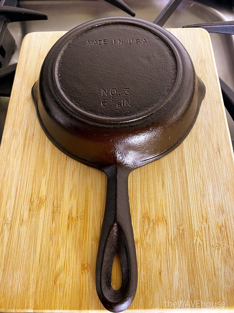 BSR 3 Skillet Century Series Cast Iron Etsy