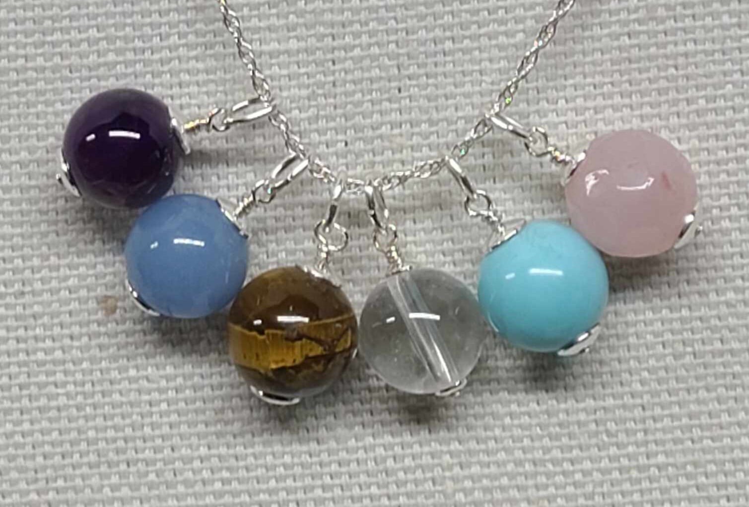 Sami Charm Gemstone "Add a Charm" Pendant for Bracelet or Necklace - Thumbnail 2